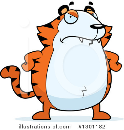 Royalty-Free (RF) Tiger Clipart Illustration by Cory Thoman - Stock Sample #1301182