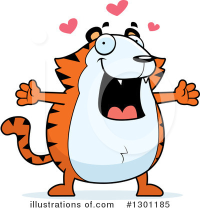 Royalty-Free (RF) Tiger Clipart Illustration by Cory Thoman - Stock Sample #1301185