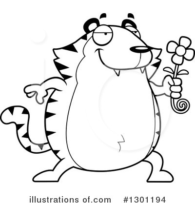 Royalty-Free (RF) Tiger Clipart Illustration by Cory Thoman - Stock Sample #1301194