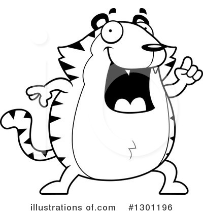 Royalty-Free (RF) Tiger Clipart Illustration by Cory Thoman - Stock Sample #1301196