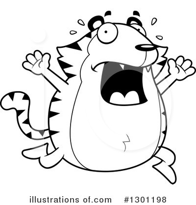 Royalty-Free (RF) Tiger Clipart Illustration by Cory Thoman - Stock Sample #1301198