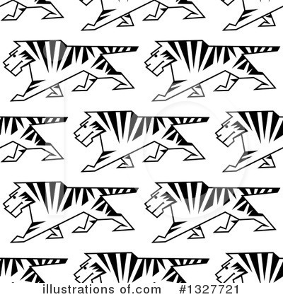 Royalty-Free (RF) Tiger Clipart Illustration by Vector Tradition SM - Stock Sample #1327721
