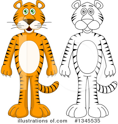 Tiger Clipart #1345535 by Liron Peer