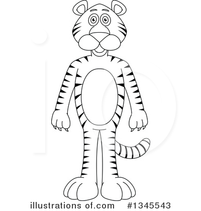 Tiger Clipart #1345543 by Liron Peer