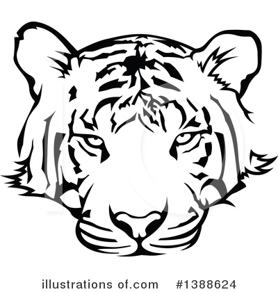Royalty-Free (RF) Tiger Clipart Illustration by dero - Stock Sample #1388624