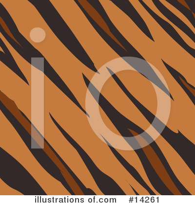 Tiger Stripes Clipart #14261 by AtStockIllustration