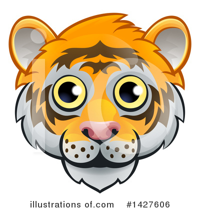 Royalty-Free (RF) Tiger Clipart Illustration by AtStockIllustration - Stock Sample #1427606