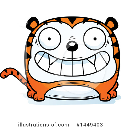 Royalty-Free (RF) Tiger Clipart Illustration by Cory Thoman - Stock Sample #1449403