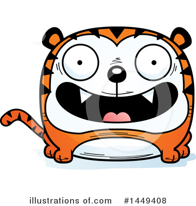 Royalty-Free (RF) Tiger Clipart Illustration by Cory Thoman - Stock Sample #1449408