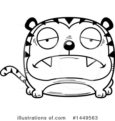 Royalty-Free (RF) Tiger Clipart Illustration by Cory Thoman - Stock Sample #1449563