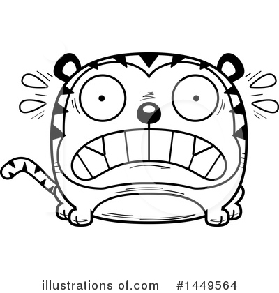 Royalty-Free (RF) Tiger Clipart Illustration by Cory Thoman - Stock Sample #1449564