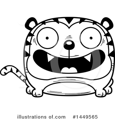 Royalty-Free (RF) Tiger Clipart Illustration by Cory Thoman - Stock Sample #1449565