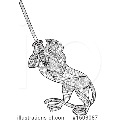 Royalty-Free (RF) Tiger Clipart Illustration by patrimonio - Stock Sample #1506087