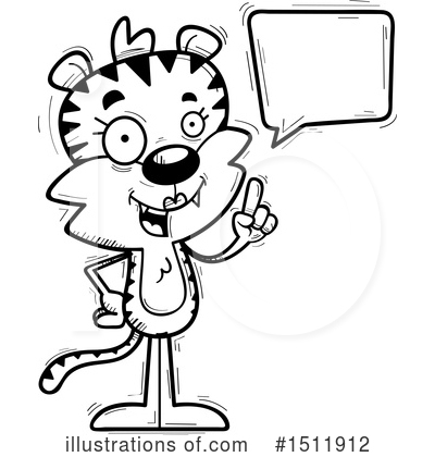 Royalty-Free (RF) Tiger Clipart Illustration by Cory Thoman - Stock Sample #1511912