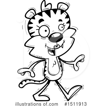 Royalty-Free (RF) Tiger Clipart Illustration by Cory Thoman - Stock Sample #1511913