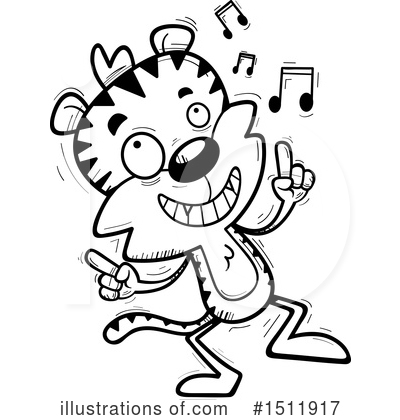 Royalty-Free (RF) Tiger Clipart Illustration by Cory Thoman - Stock Sample #1511917