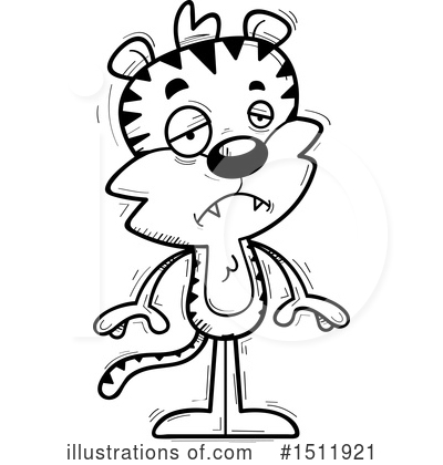 Royalty-Free (RF) Tiger Clipart Illustration by Cory Thoman - Stock Sample #1511921