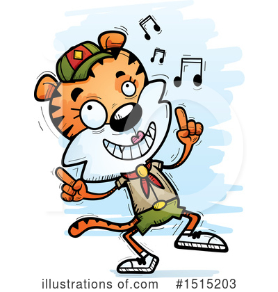 Royalty-Free (RF) Tiger Clipart Illustration by Cory Thoman - Stock Sample #1515203