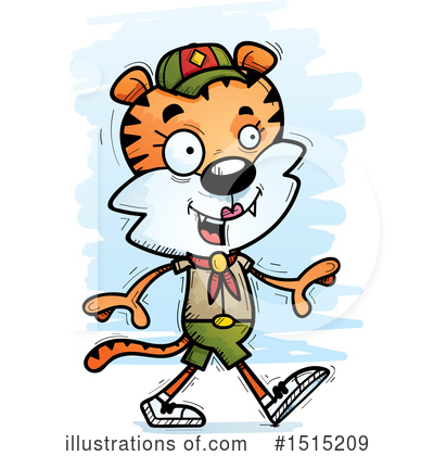 Royalty-Free (RF) Tiger Clipart Illustration by Cory Thoman - Stock Sample #1515209