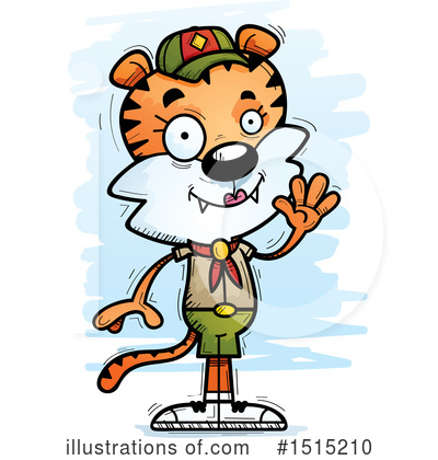 Royalty-Free (RF) Tiger Clipart Illustration by Cory Thoman - Stock Sample #1515210