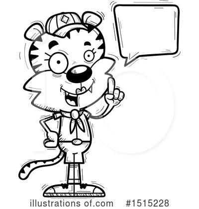 Royalty-Free (RF) Tiger Clipart Illustration by Cory Thoman - Stock Sample #1515228