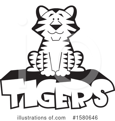 Royalty-Free (RF) Tiger Clipart Illustration by Johnny Sajem - Stock Sample #1580646