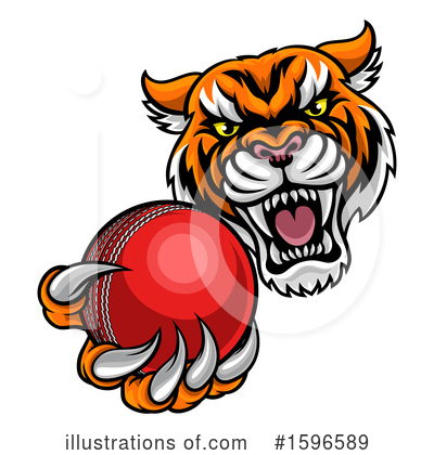 Royalty-Free (RF) Tiger Clipart Illustration by AtStockIllustration - Stock Sample #1596589