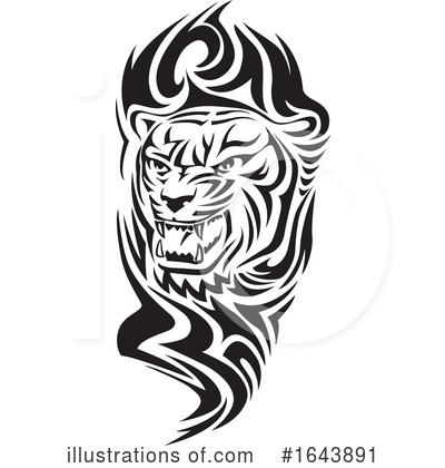 Royalty-Free (RF) Tiger Clipart Illustration by Morphart Creations - Stock Sample #1643891