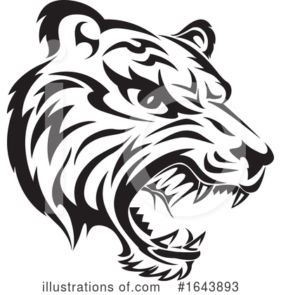Royalty-Free (RF) Tiger Clipart Illustration by Morphart Creations - Stock Sample #1643893