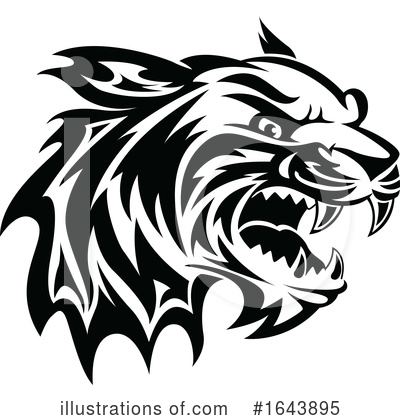 Royalty-Free (RF) Tiger Clipart Illustration by Morphart Creations - Stock Sample #1643895