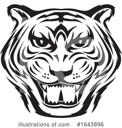 Royalty-Free (RF) Tiger Clipart Illustration by Morphart Creations - Stock Sample #1643896