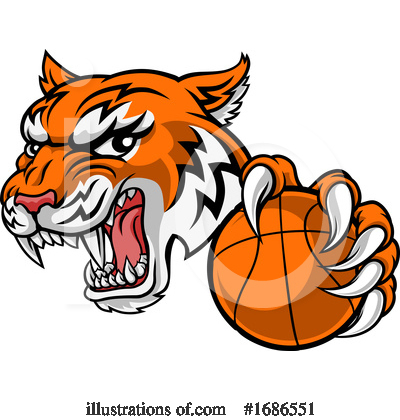 Royalty-Free (RF) Tiger Clipart Illustration by AtStockIllustration - Stock Sample #1686551
