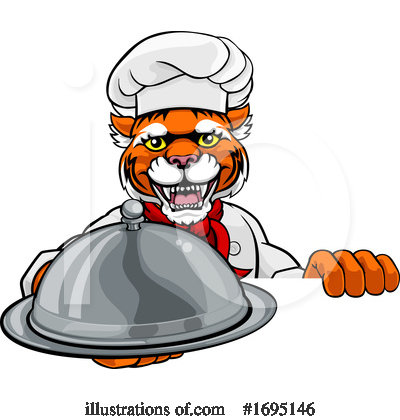 Royalty-Free (RF) Tiger Clipart Illustration by AtStockIllustration - Stock Sample #1695146