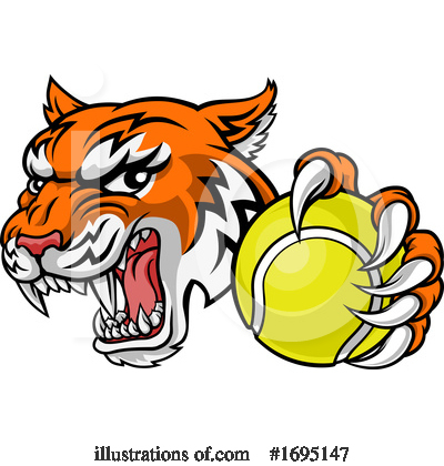 Royalty-Free (RF) Tiger Clipart Illustration by AtStockIllustration - Stock Sample #1695147
