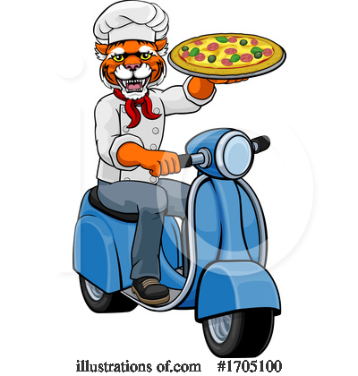 Scooter Clipart #1705100 by AtStockIllustration