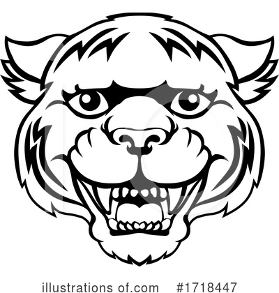 Royalty-Free (RF) Tiger Clipart Illustration by AtStockIllustration - Stock Sample #1718447