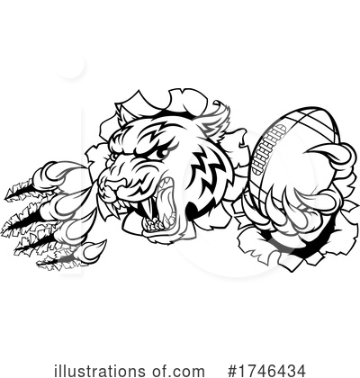 Royalty-Free (RF) Tiger Clipart Illustration by AtStockIllustration - Stock Sample #1746434