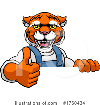 Royalty-Free (RF) Tiger Clipart Illustration by AtStockIllustration - Stock Sample #1760434