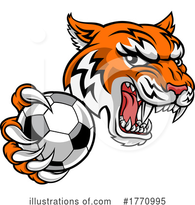 Royalty-Free (RF) Tiger Clipart Illustration by AtStockIllustration - Stock Sample #1770995