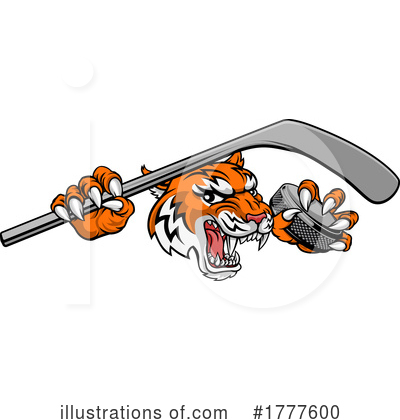 Royalty-Free (RF) Tiger Clipart Illustration by AtStockIllustration - Stock Sample #1777600