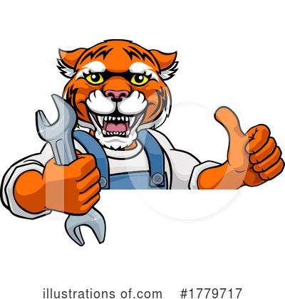 Royalty-Free (RF) Tiger Clipart Illustration by AtStockIllustration - Stock Sample #1779717