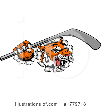 Royalty-Free (RF) Tiger Clipart Illustration by AtStockIllustration - Stock Sample #1779718