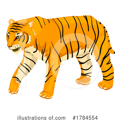Royalty-Free (RF) Tiger Clipart Illustration by BNP Design Studio - Stock Sample #1784554