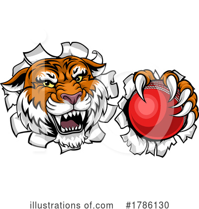 Royalty-Free (RF) Tiger Clipart Illustration by AtStockIllustration - Stock Sample #1786130
