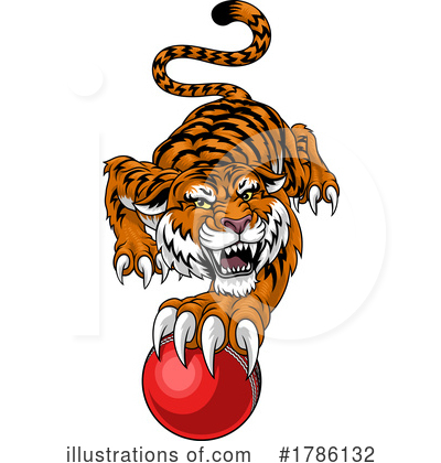 Royalty-Free (RF) Tiger Clipart Illustration by AtStockIllustration - Stock Sample #1786132