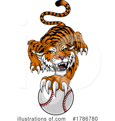 Royalty-Free (RF) Tiger Clipart Illustration by AtStockIllustration - Stock Sample #1786780