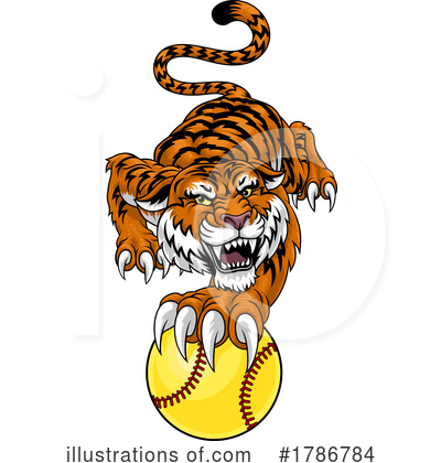 Royalty-Free (RF) Tiger Clipart Illustration by AtStockIllustration - Stock Sample #1786784