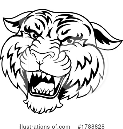 Royalty-Free (RF) Tiger Clipart Illustration by AtStockIllustration - Stock Sample #1788828