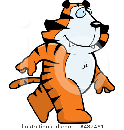 Royalty-Free (RF) Tiger Clipart Illustration by Cory Thoman - Stock Sample #437461