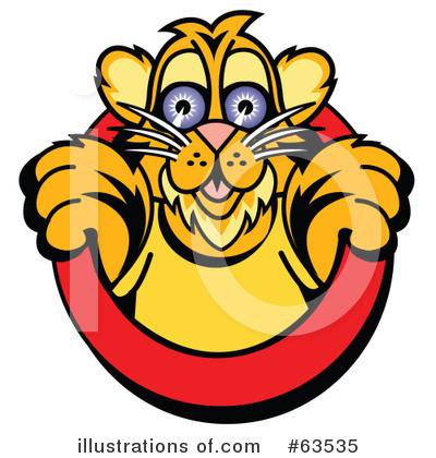 Royalty-Free (RF) Tiger Clipart Illustration by Andy Nortnik - Stock Sample #63535